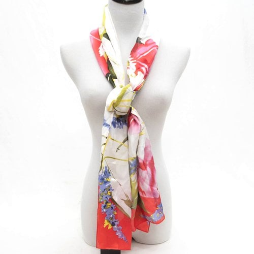 Pre-owned Cynthia Rowley Silk Handkerchief In Multicolour