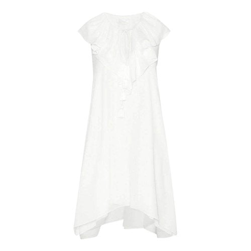 Pre-owned Chloé Mini Dress In White