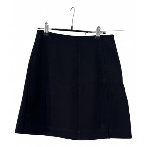 Pre-owned Reiss Mini Skirt In Blue