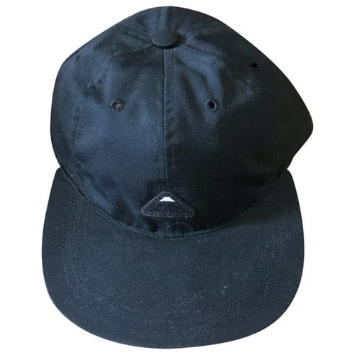 Pre-owned Edwin Hat In Black