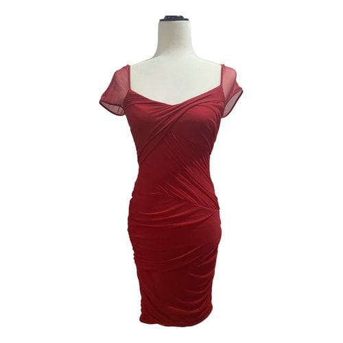 Pre-owned Wolford Dress In Red