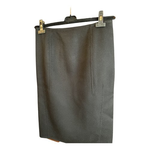 Pre-owned Malo Cashmere Mid-length Skirt In Black