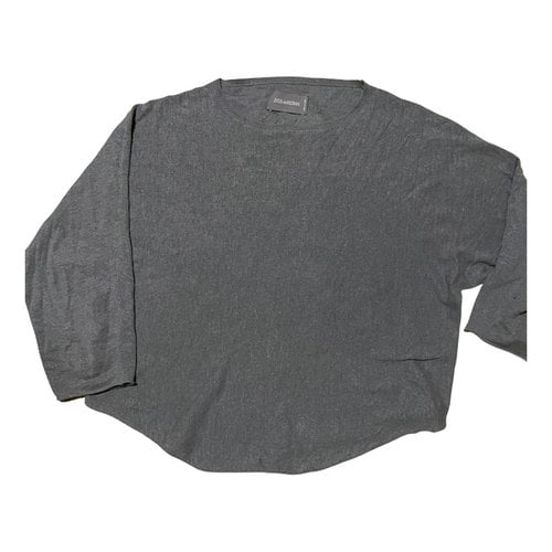 Pre-owned Zadig & Voltaire Silk Jumper In Grey