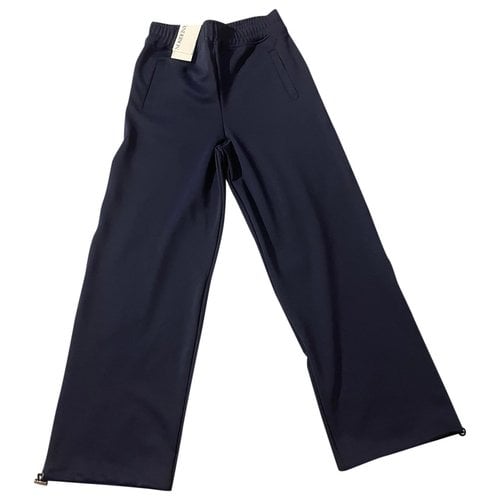 Pre-owned Jw Anderson Trousers In Blue