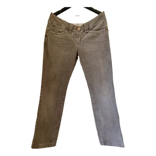 Pre-owned Weber Straight Jeans In Brown