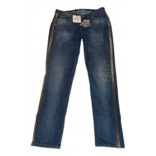 Pre-owned Liujo Bootcut Jeans In Blue