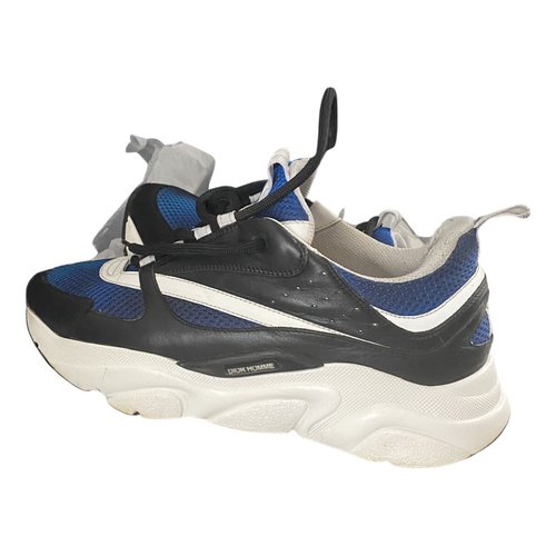Pre-owned Dior Low Trainers In Blue