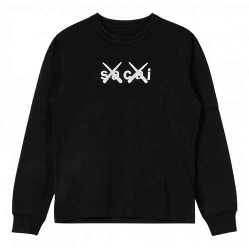 Pre-owned Sacai Knitwear & Sweatshirt In Black