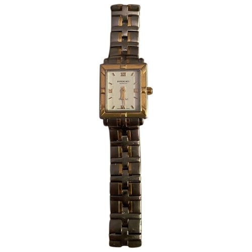 Pre-owned Raymond Weil Watch In Gold