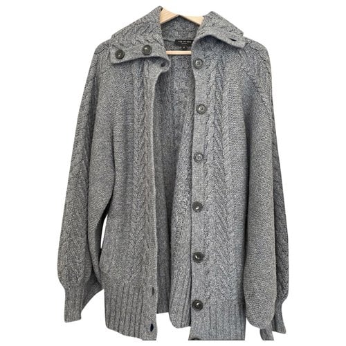 Pre-owned Ted Lapidus Wool Cardigan In Grey