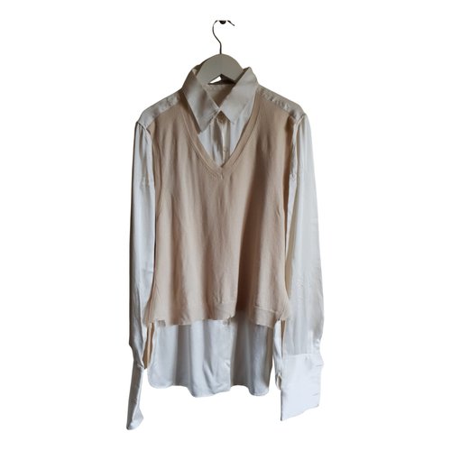 Pre-owned Ermanno Scervino Wool Blouse In Multicolour