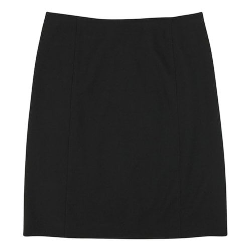 Pre-owned Prada Wool Mid-length Skirt In Black