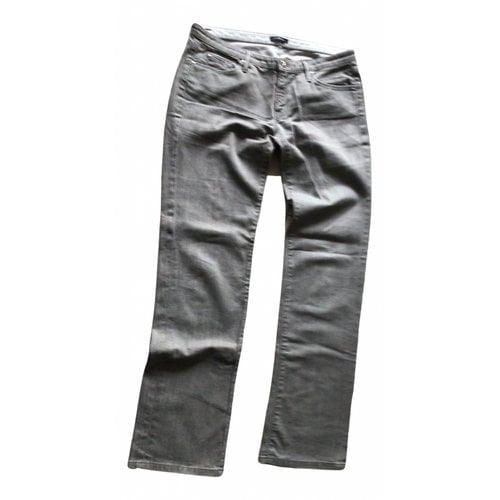 Pre-owned 7 For All Mankind Bootcut Jeans In Grey