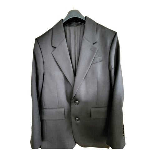 Pre-owned Ami Alexandre Mattiussi Wool Vest In Black