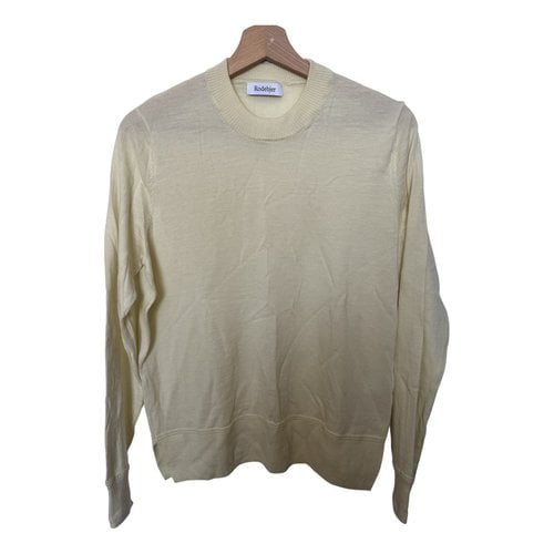 Pre-owned Rodebjer Wool Jumper In Yellow