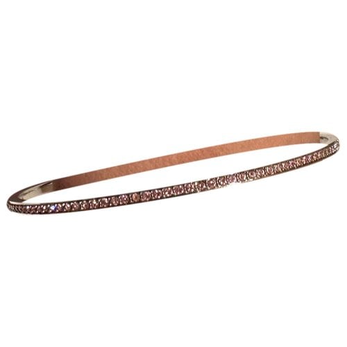 Pre-owned Swarovski Crystal Bracelet In Pink