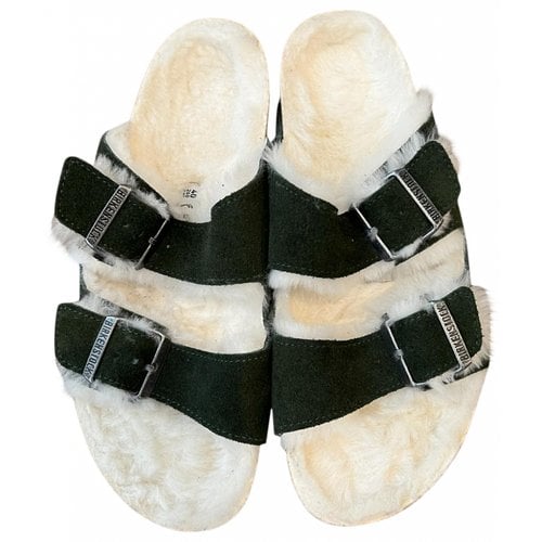 Pre-owned Birkenstock Shearling Sandals In Other