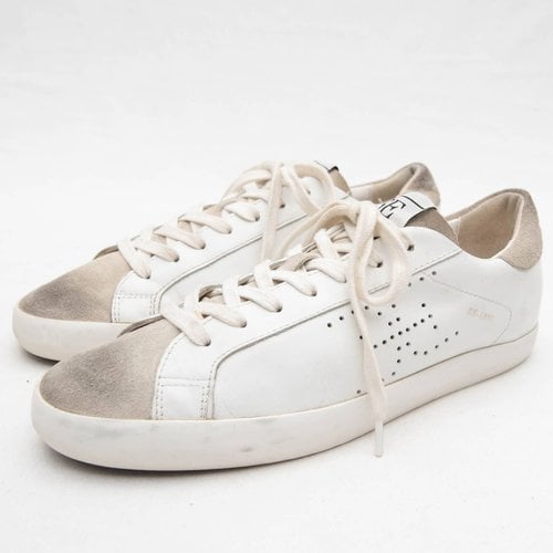 Pre-owned Sam Edelman Leather Trainers In White