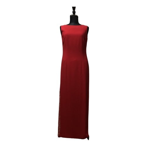 Pre-owned Valentino Maxi Dress In Red