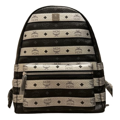 Pre-owned Mcm Leather Backpack In Multicolour