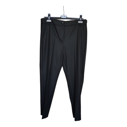 Pre-owned I Blues Trousers In Black