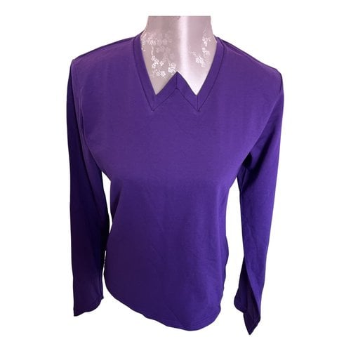 Pre-owned Agnès B. Knitwear In Purple