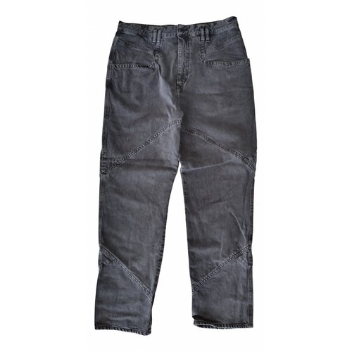 Pre-owned Isabel Marant Straight Jeans In Grey