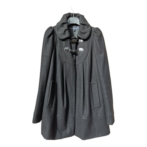 Pre-owned French Connection Wool Coat In Black