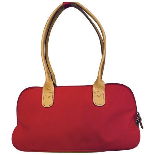 Pre-owned Bric's Leather Handbag In Red