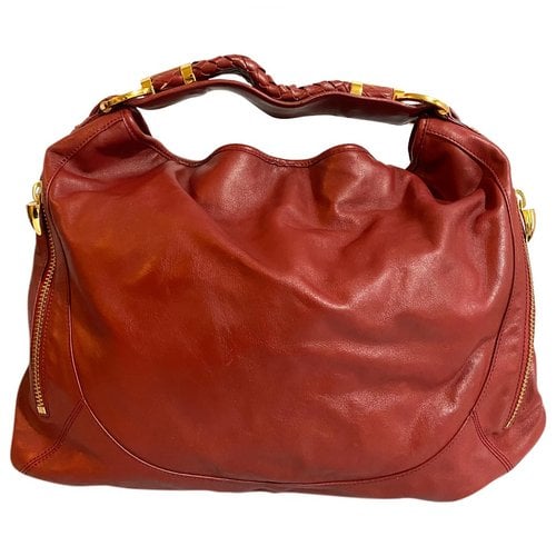 Pre-owned Rachel Zoe Leather Handbag In Red
