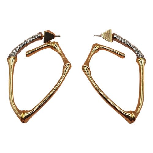 Pre-owned Alexis Bittar Earrings In Gold