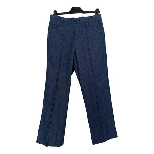 Pre-owned Marc Jacobs Large Pants In Navy