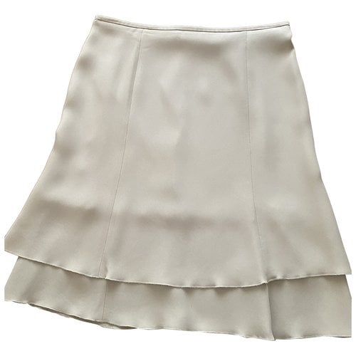 Pre-owned Armani Collezioni Mid-length Skirt In Beige