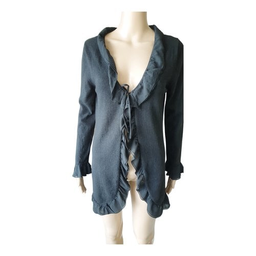Pre-owned Chantal Thomass Wool Cardigan In Black