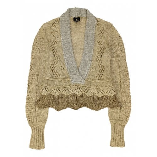 Pre-owned Just Cavalli Jumper In Gold