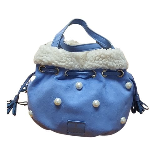 Pre-owned Lanvin Vegan Leather Handbag In Blue