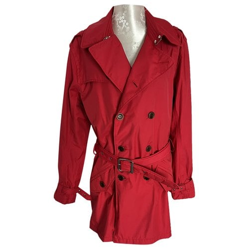 Pre-owned Aigle Trench Coat In Red