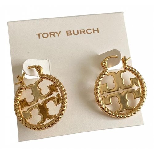 Pre-owned Tory Burch Earrings In Gold