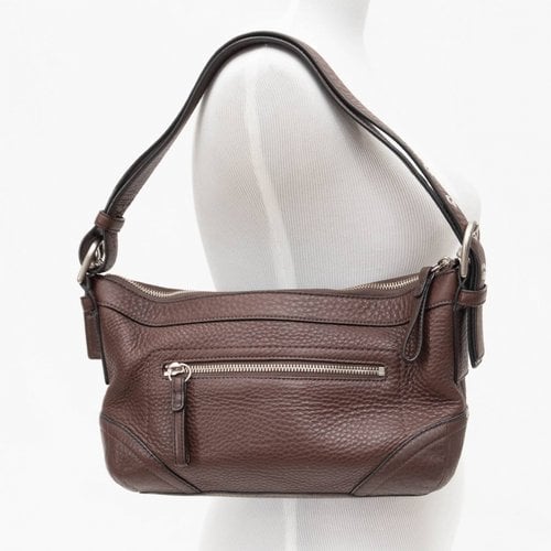 Pre-owned Coach Leather Crossbody Bag In Brown