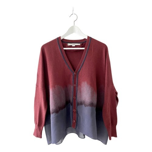 Pre-owned Initial Cardigan In Red