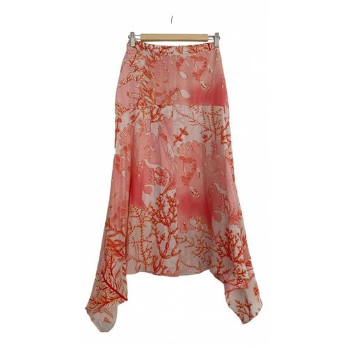 Pre-owned Stella Mccartney Silk Mid-length Skirt In Multicolour