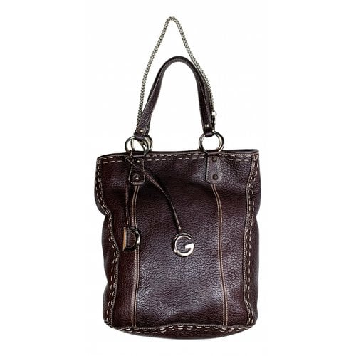Pre-owned Dolce & Gabbana Leather Tote In Brown