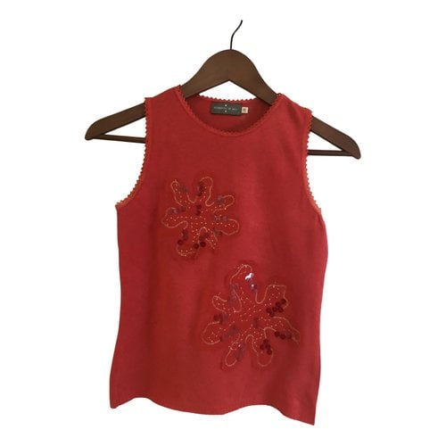Pre-owned Roberto Verino Top In Red