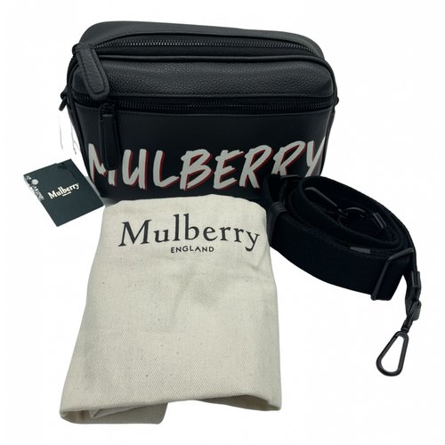 Pre-owned Mulberry Leather Crossbody Bag In Black