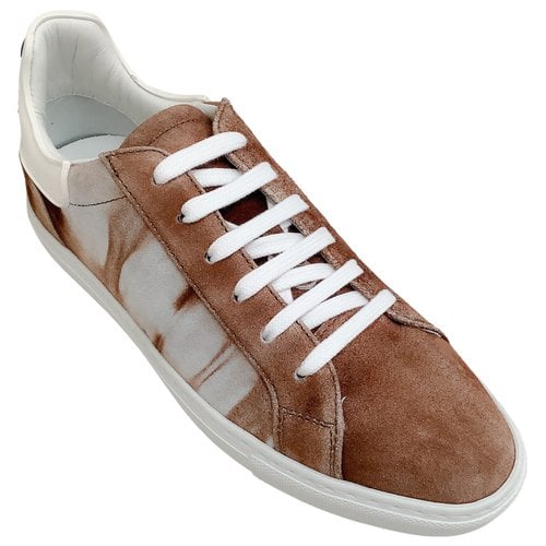 Pre-owned Casadei Trainers In Brown