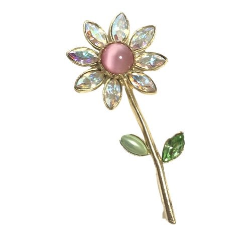 Pre-owned Christian Lacroix Pin & Brooche In Pink