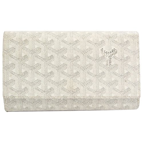 Pre-owned Goyard Cloth Small Bag In White
