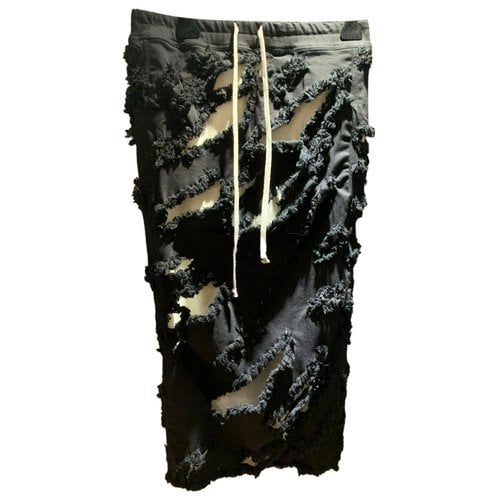 Pre-owned Rick Owens Mid-length Skirt In Multicolour