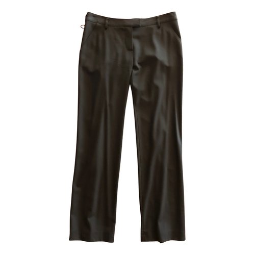 Pre-owned Plein Sud Wool Large Pants In Black