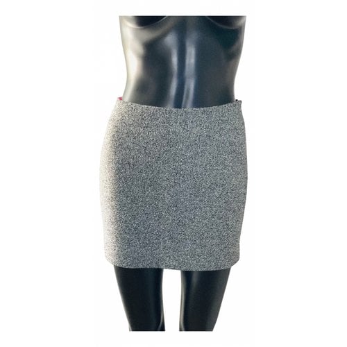 Pre-owned Alexander Wang Mini Skirt In Grey